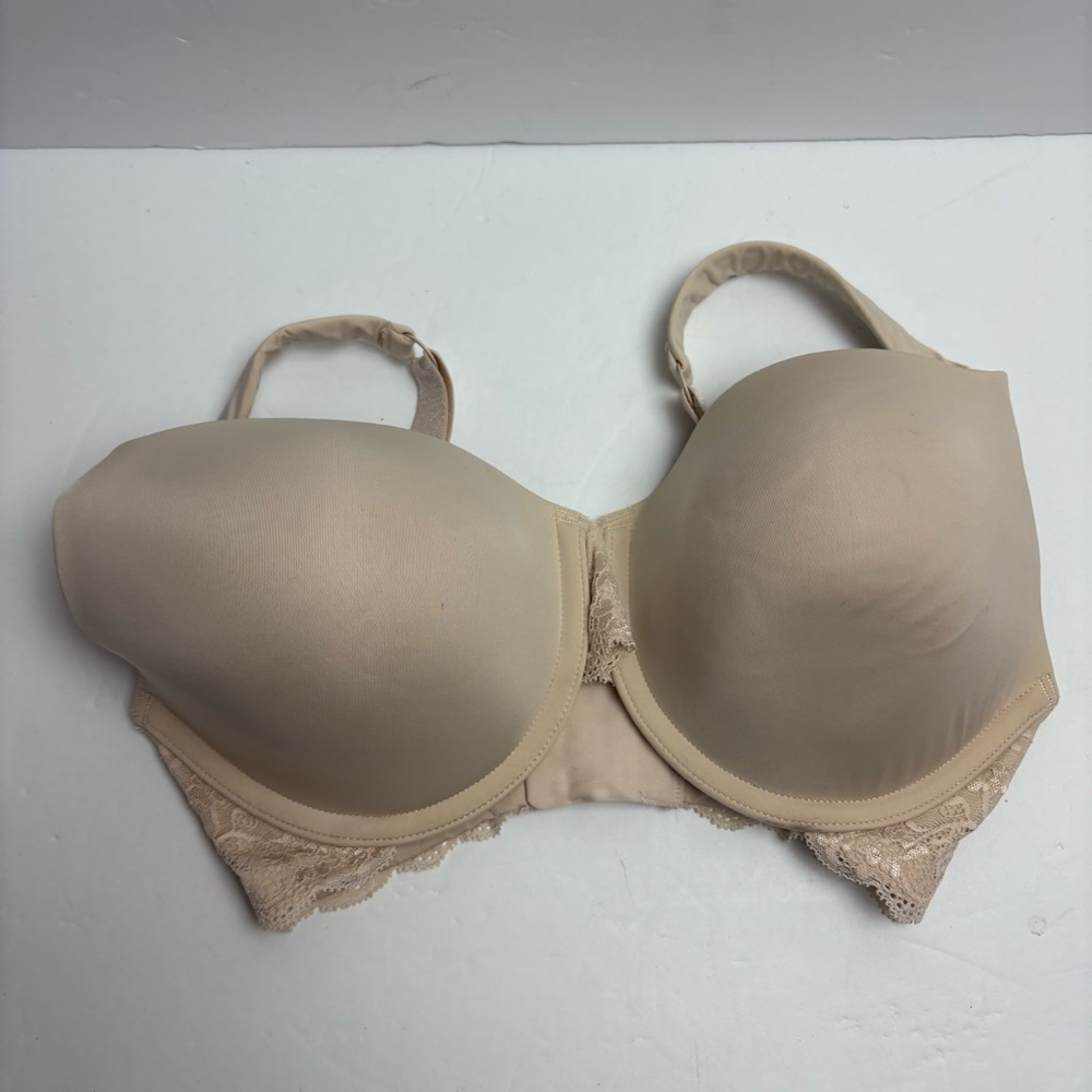 Felina Tan Nude T-Shirt Bra with Underwire Support Molded Cup 32G